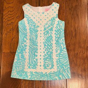 Lilly Pulitzer Blue and White Kids Casual Dress